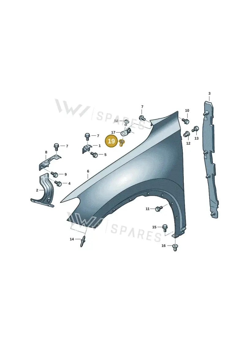 N90648102 — Volkswagen Tiguan 2.0 (2023-) diagram 57x821000, position 19