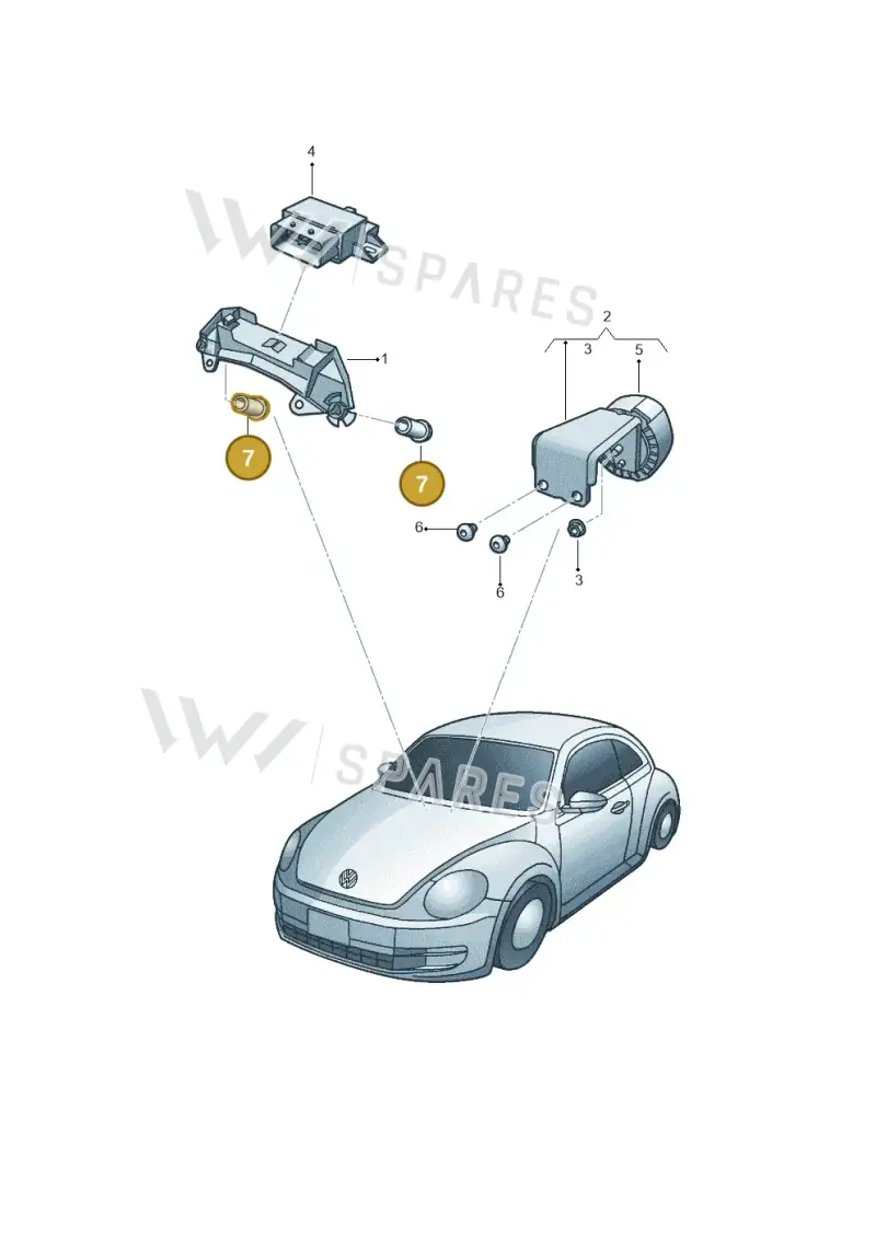 N90654704 — Volkswagen Beetle (2016-2019) diagram 715906250, position 7