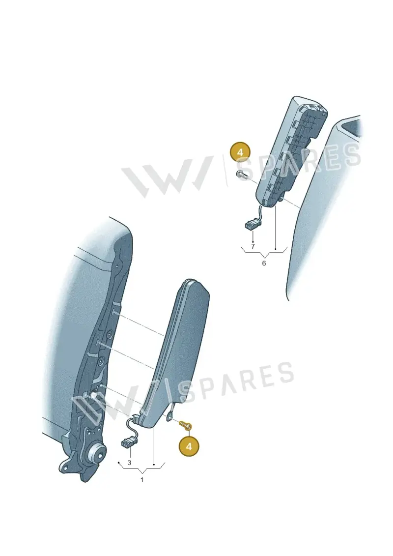 N90656702 — Audi Q3 (2014-2019) diagram 420880200, position 4