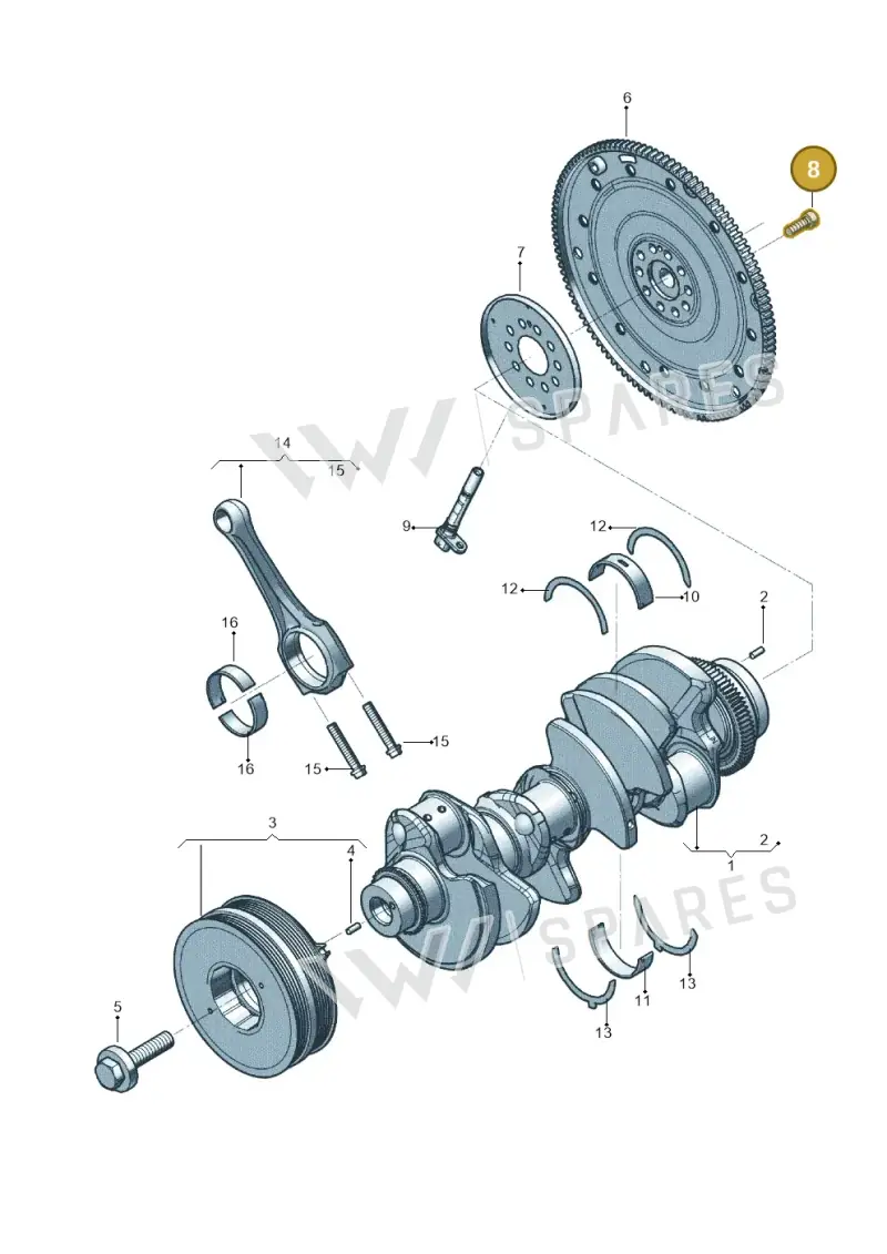 N90665101 — Audi RS6 Avant (2019-2025) diagram 819105100, position 8