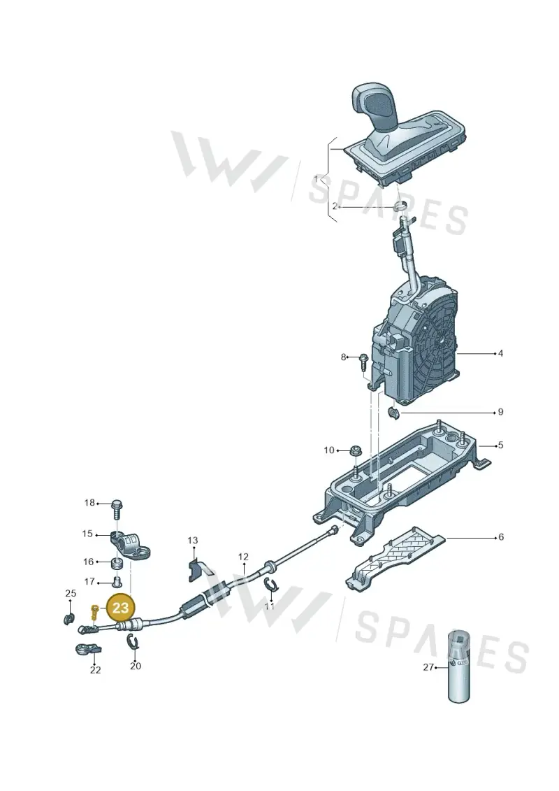 N90667402 — Volkswagen Arteon (2017-2023) diagram 828713100, position 23