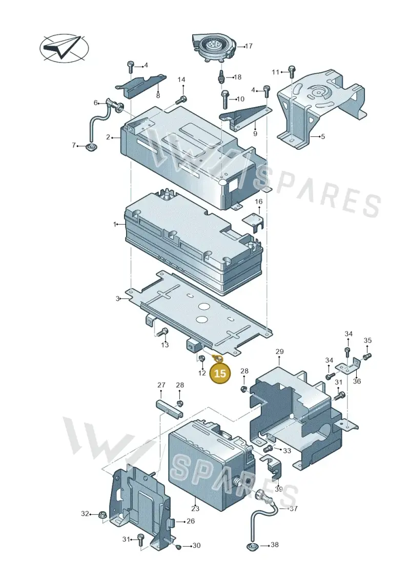 N90681402 — Audi Q7 (2015-2025) diagram 859915050, position 15