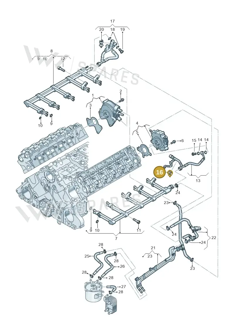 N90681601 — Volkswagen Touareg                08> (2007-) diagram 274127750, position 16