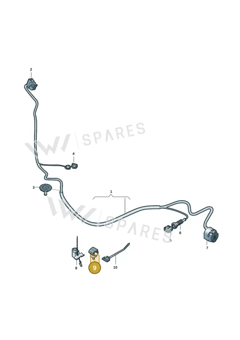 N90681601 — Audi Q4 Sportback (2021-2025) diagram 89a972680, position 9