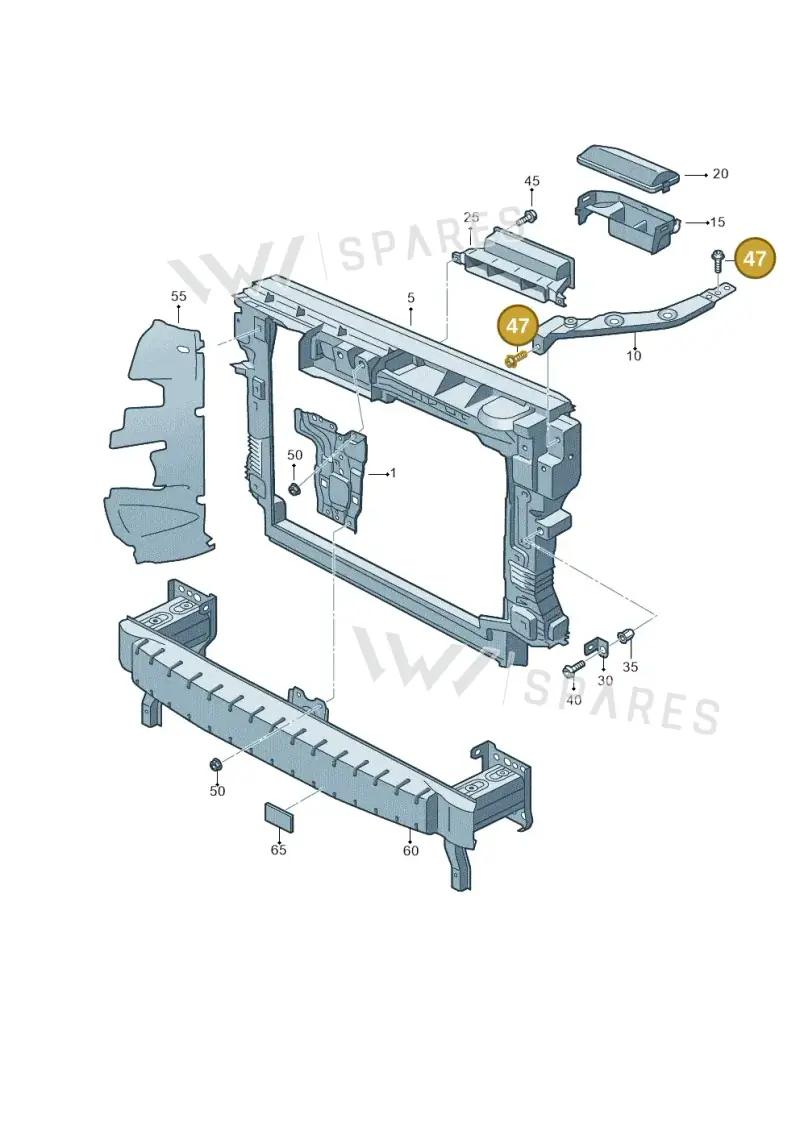 N90683306 — Volkswagen Sharan BlueMotion (2015-2022) diagram 689805000, position 47