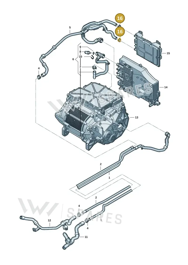 N90686901 — Volkswagen ID.7 Limousine Pro (2023-) diagram 89a121130, position 16