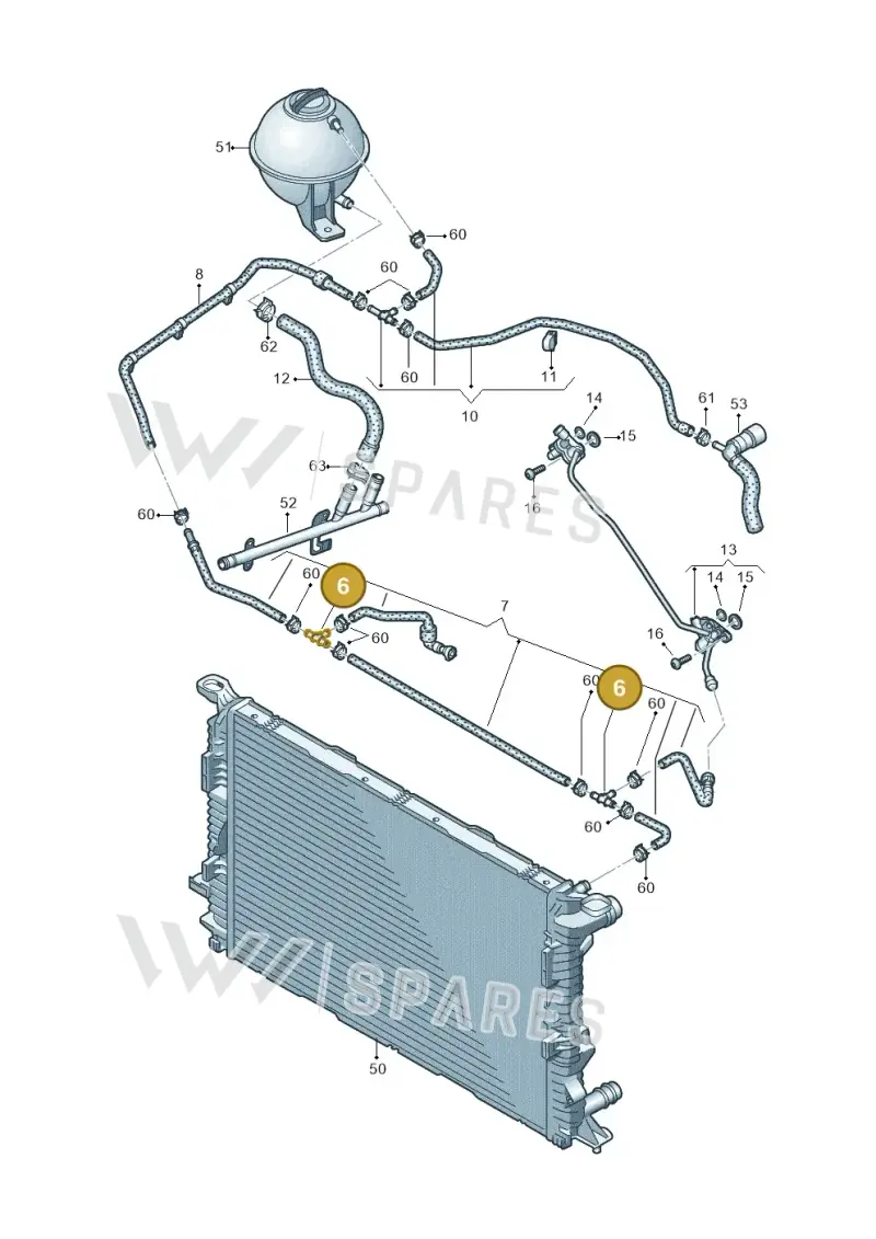 N90693001 — Volkswagen Amarok twin cab (2022-) diagram 894121510, position 6
