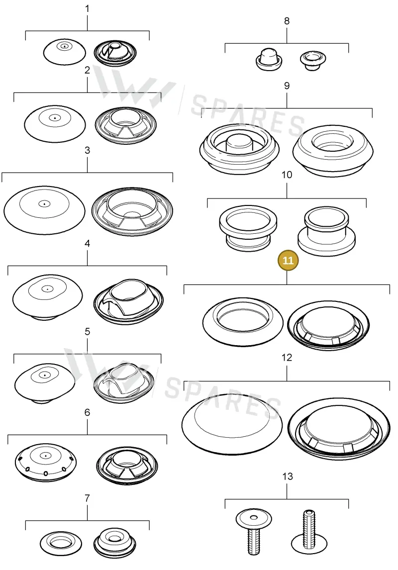 N90694901 — Porsche Panamera (2009-2016) diagram p35801002, position 11