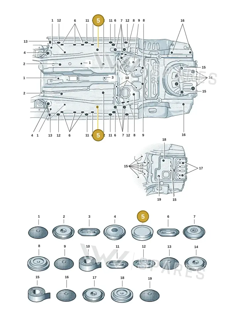 N90694901 — Skoda Superb Combi (2023-2024) diagram 3p0803501, position 5