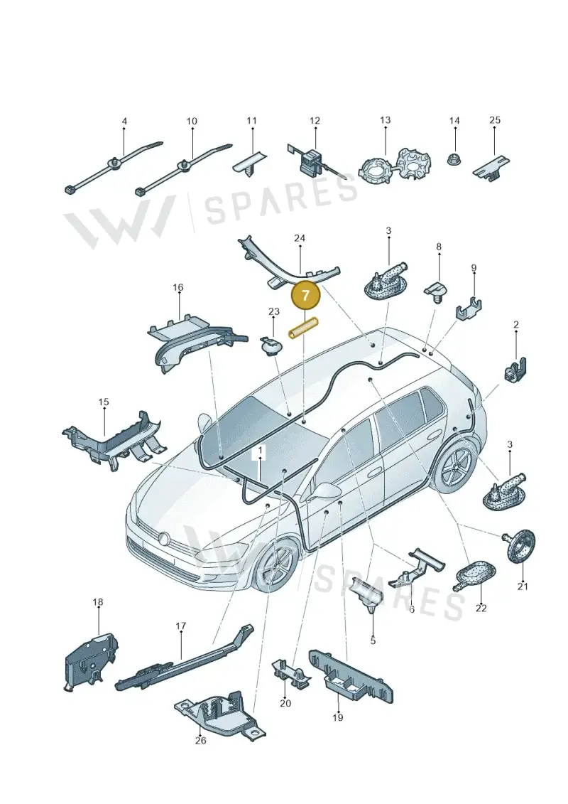 N90696801 — Volkswagen Touran (2015-2024) diagram 746971800, position 7