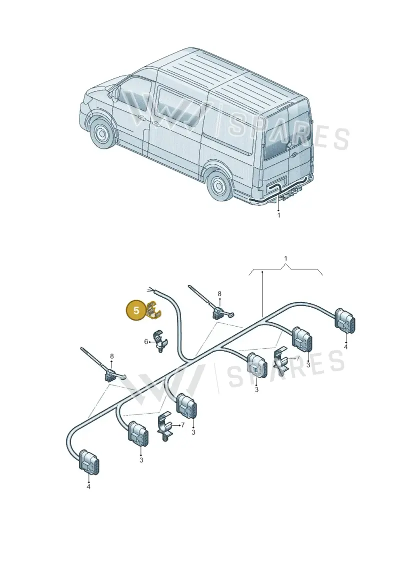 N90697201 — Volkswagen E-Crafter 35 (2018-2024) diagram 806972800, position 5