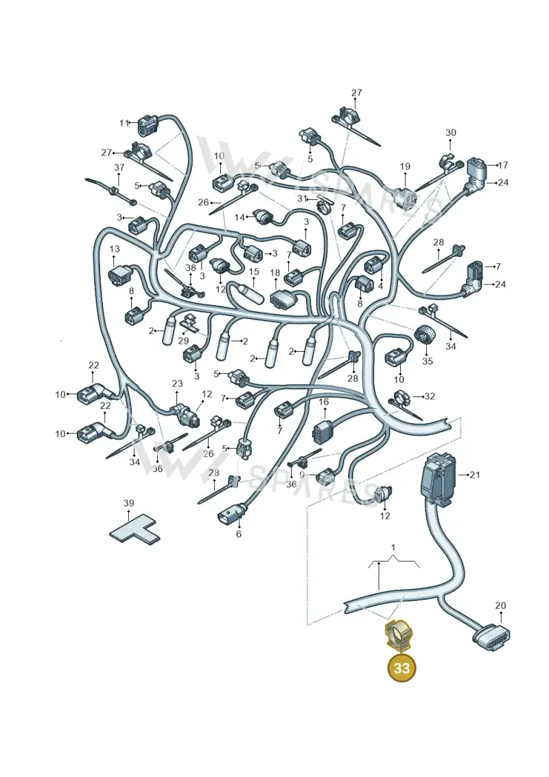 N90698201 — Volkswagen MAN TGE 55 (2016-2021) diagram 806971010, position 33