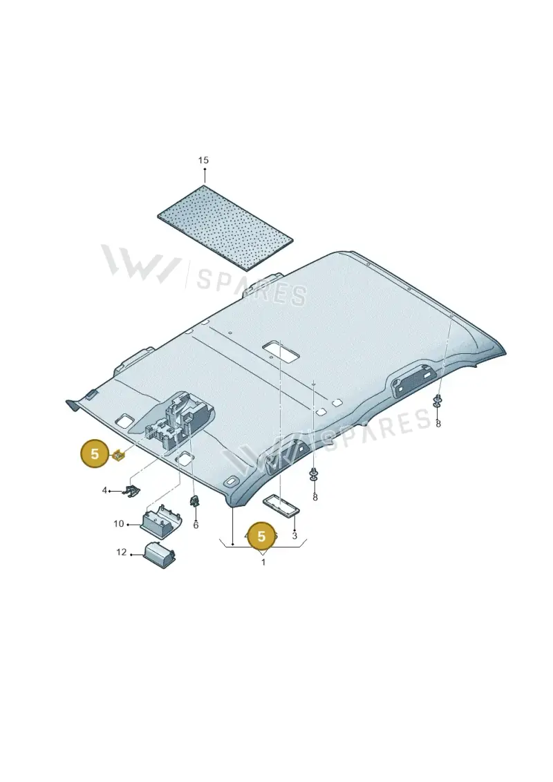 N90698803 — Volkswagen Amarok twin cab (2022-) diagram 683867550, position 5
