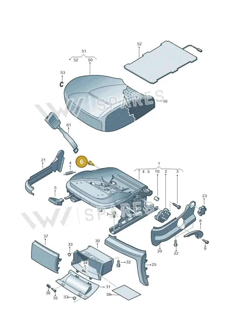 N90699002 — Volkswagen Amarok twin cab (2022-) diagram 683881200, position 6