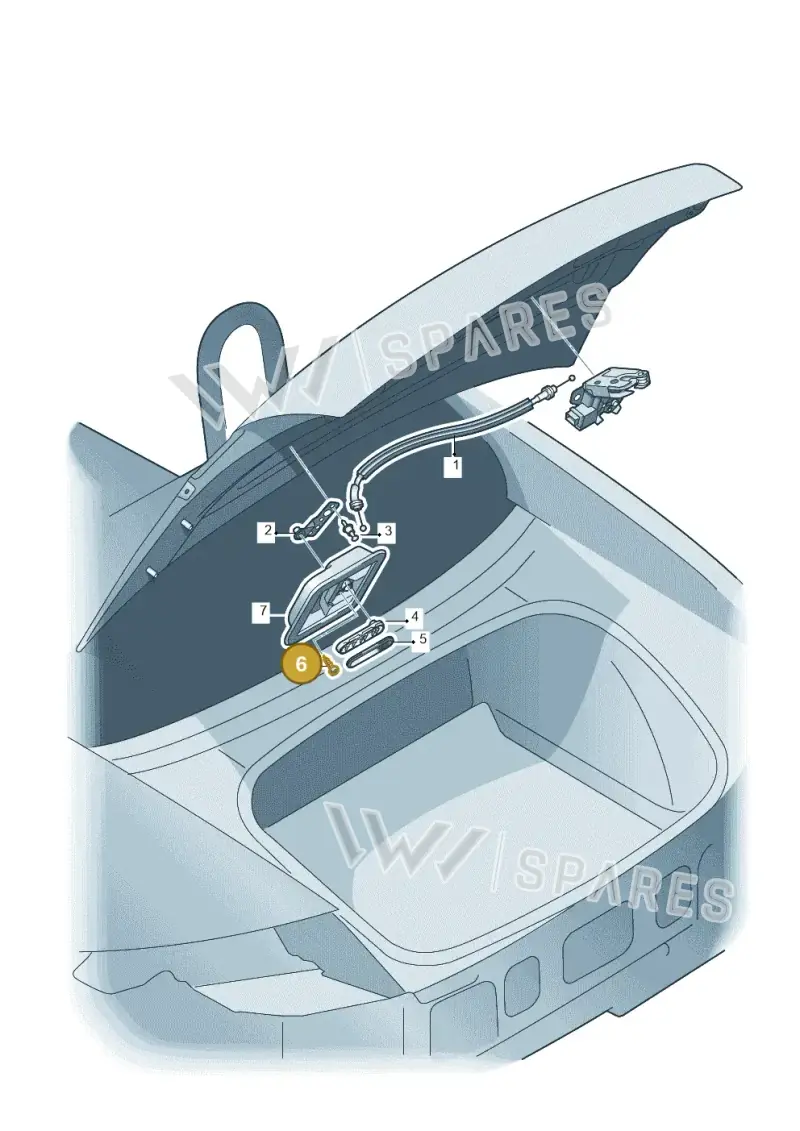 N90707203 — Audi A5 Cabrio 2.0 (2011-2017) diagram 609827350, position 6