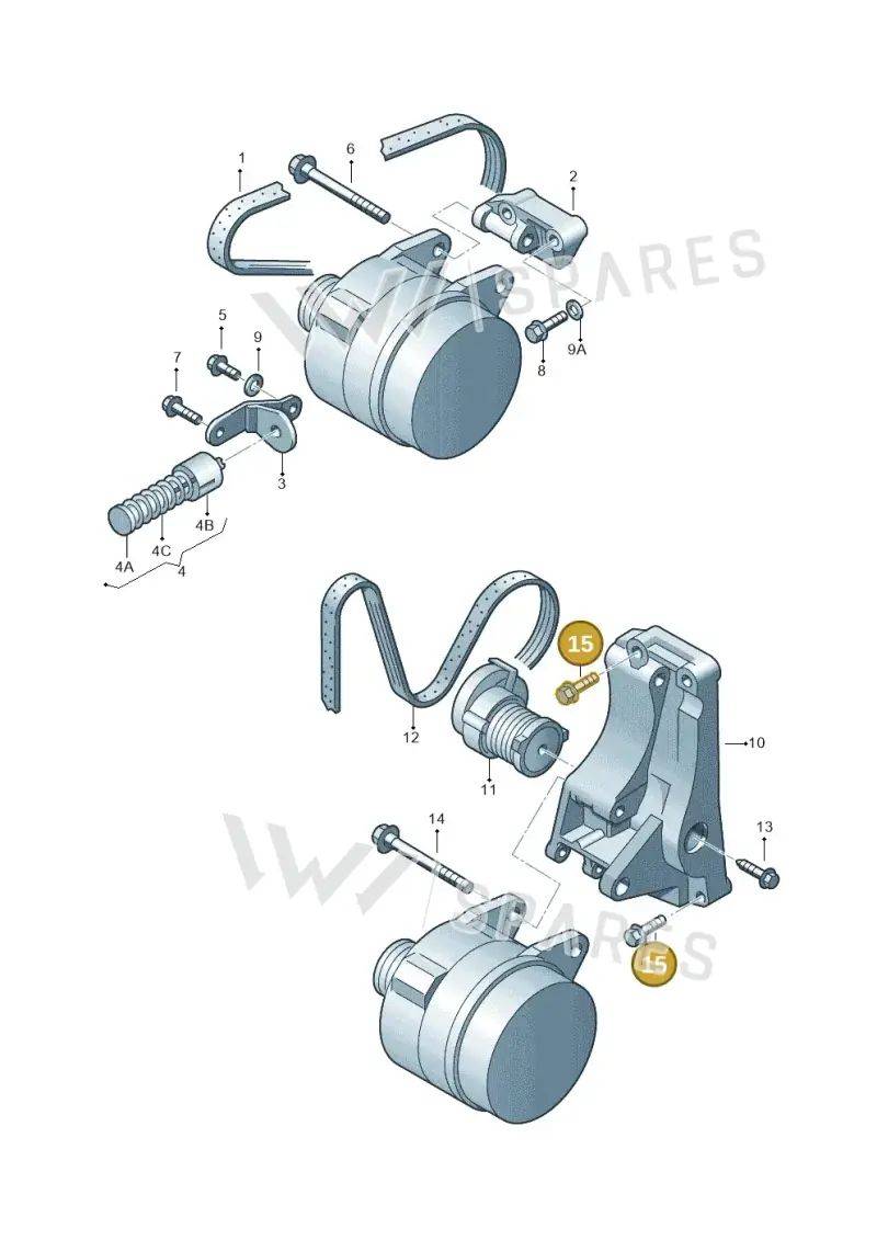 N90712401 — Volkswagen New Beetle             06> (2005-) diagram 158903300, position 15