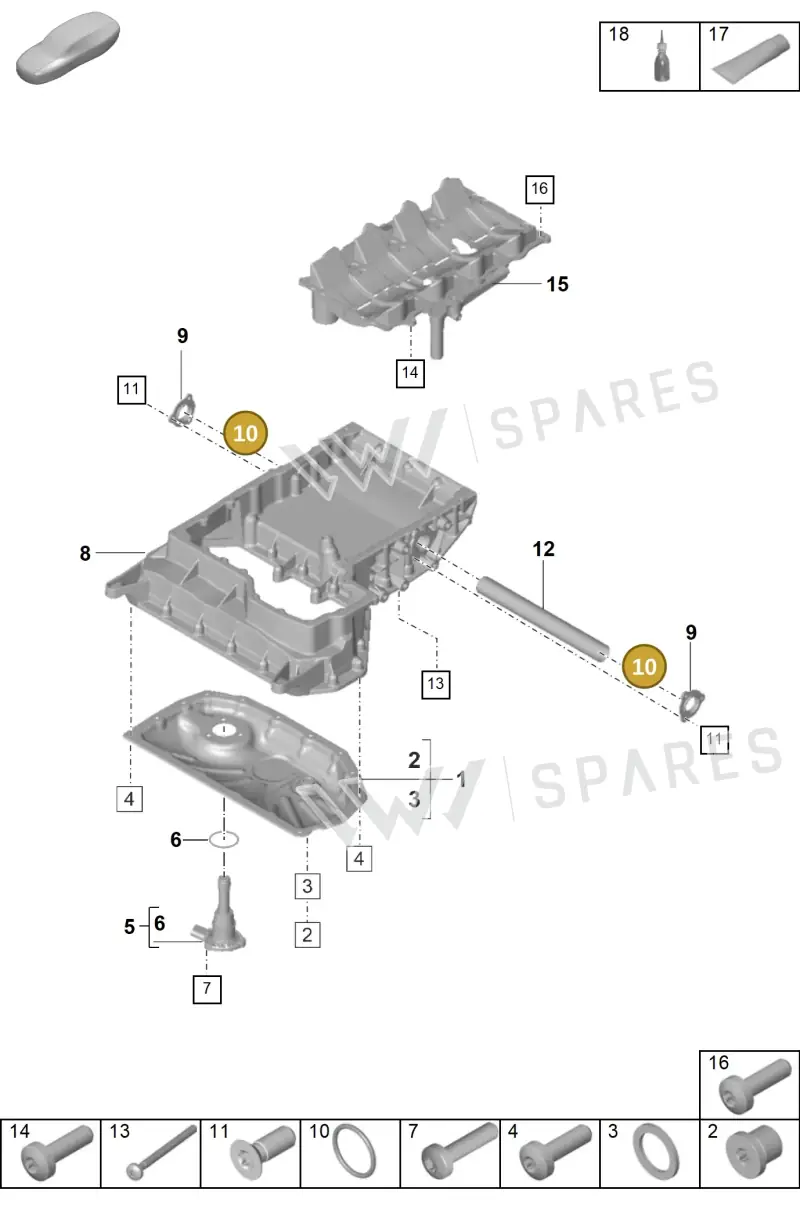 N90713202 — Porsche Panamera (2023-2025) diagram p58104100, position 10