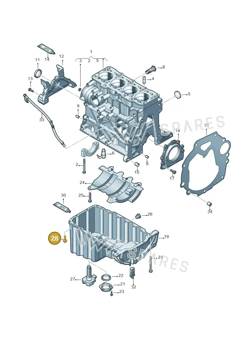 N90735604 — Volkswagen Amarok twin cab (2022-) diagram 683103200, position 28