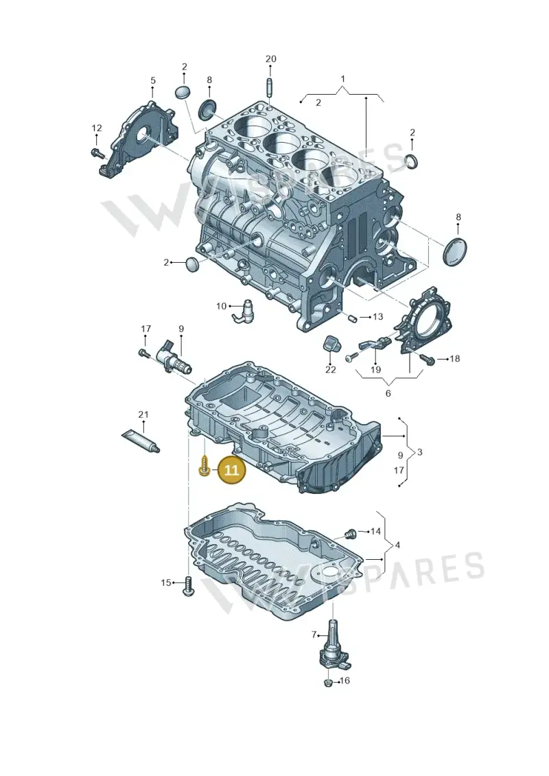 N90735604 — Volkswagen Passat estate (2023-) diagram 793103039, position 11