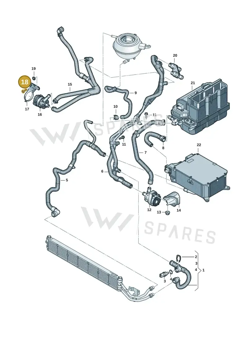 N90737804 — Volkswagen Multivan (2021-) diagram 7t0121256, position 18