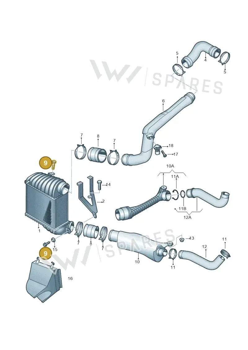 N90750601 — Volkswagen Jetta/Wagon (2002-2006) diagram 203145800, position 9