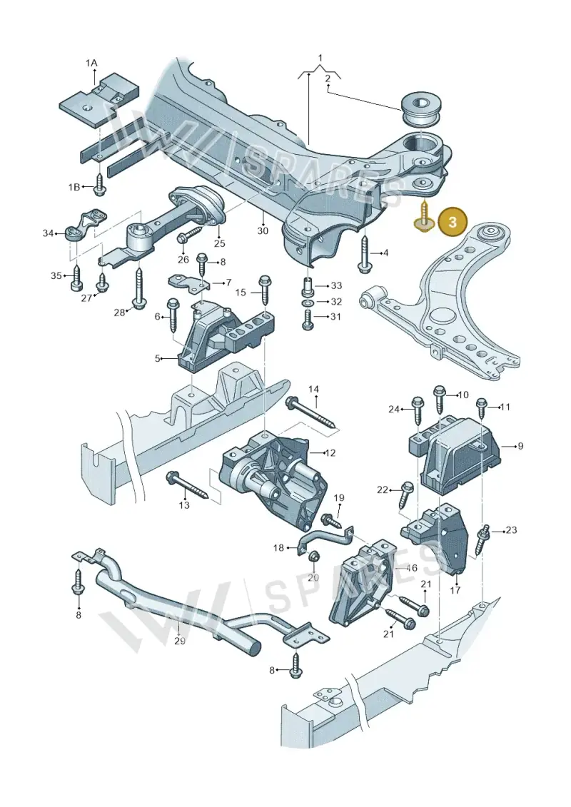 N90752802 — Volkswagen New Beetle             06> (2005-) diagram 194199200, position 3
