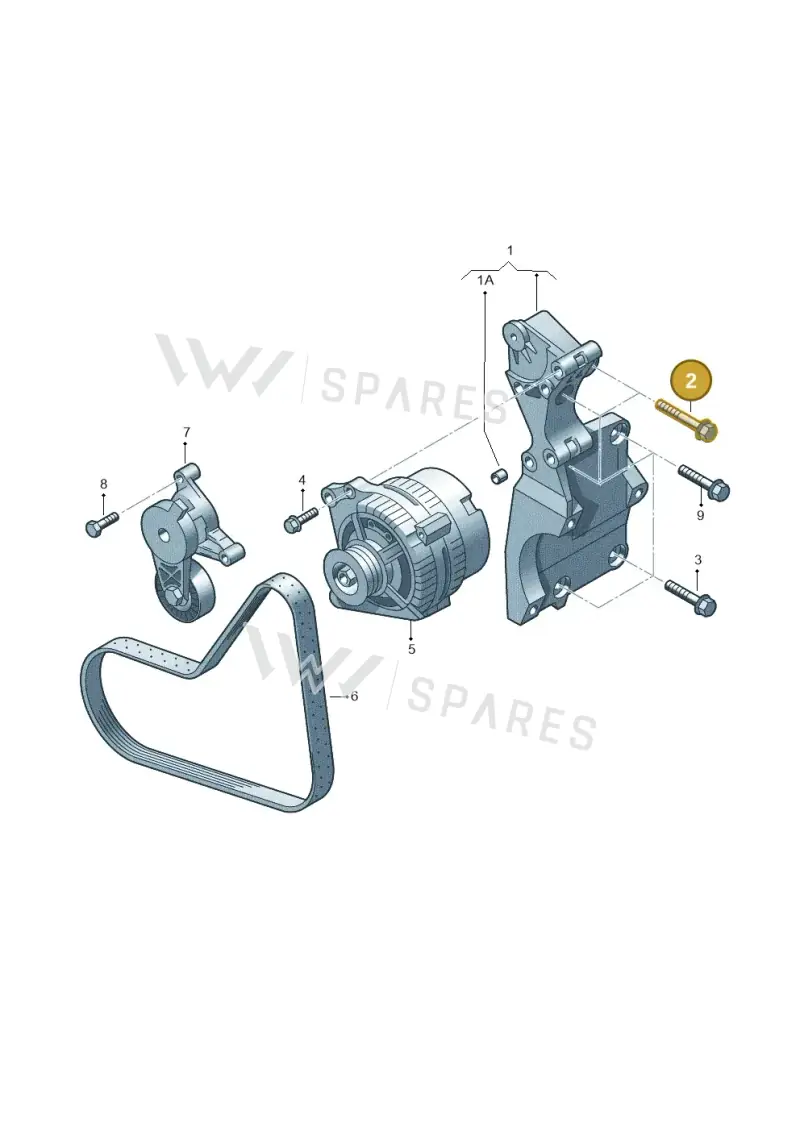 N90752903 — Volkswagen Golf Plus (2011-2014) diagram 409903400, position 2