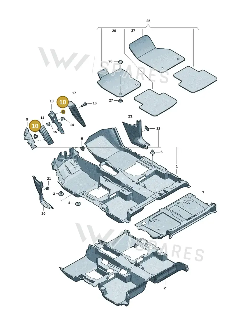 N90757901 — Volkswagen Tiguan 2.0 (2023-) diagram 57x863000, position 10