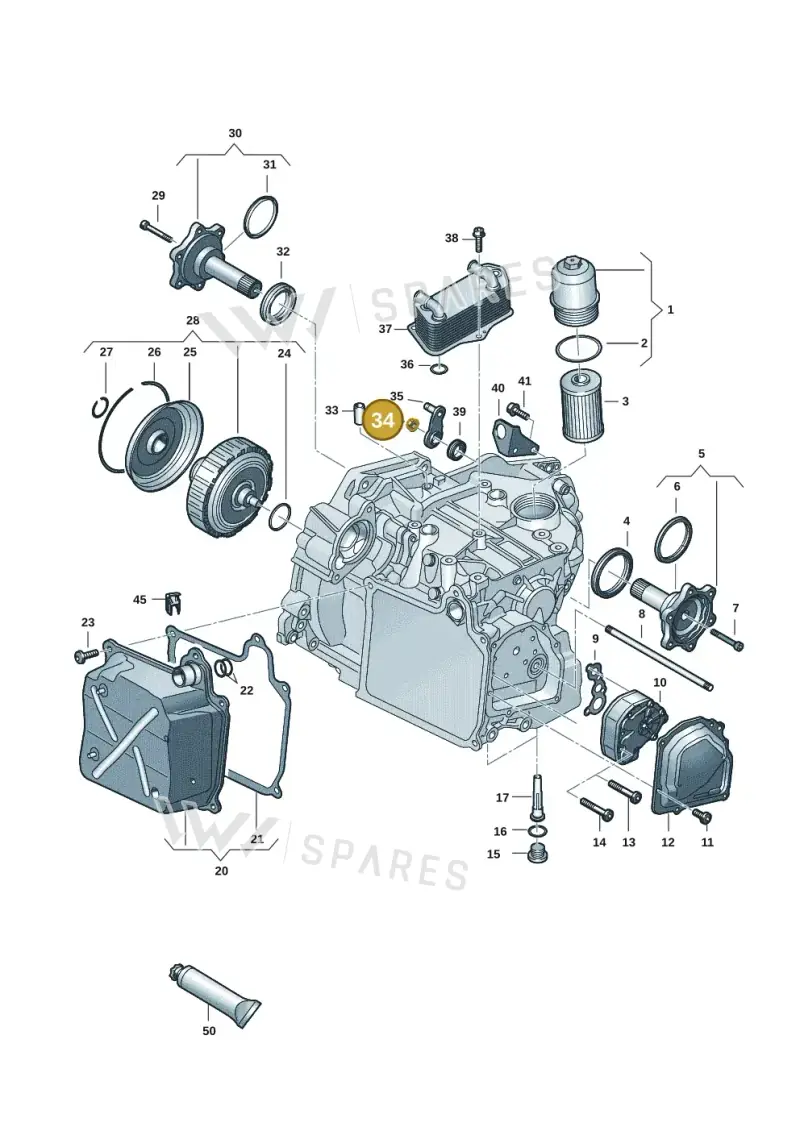 N90761102 — Volkswagen T-Roc BlueMotion (2017-2024) diagram 827355055, position 34