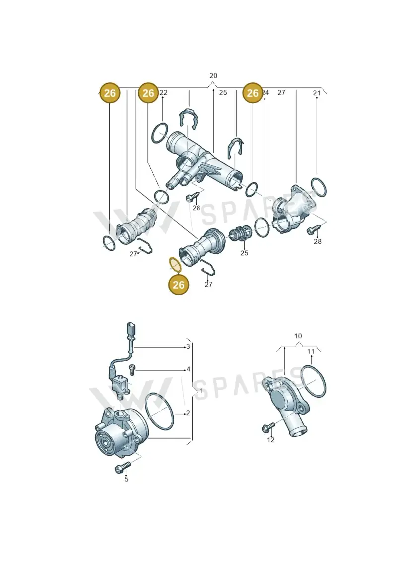N90765301 — Volkswagen Caddy Maxi Kombi (2020-2024) diagram 746121040, position 26