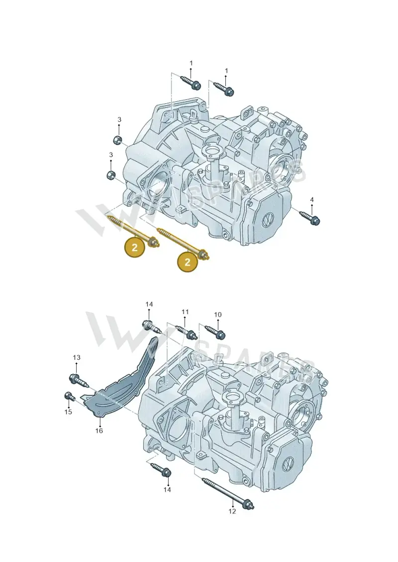 N90766002 — Volkswagen New Beetle Cabrio.     06> (2005-) diagram 121300740, position 2