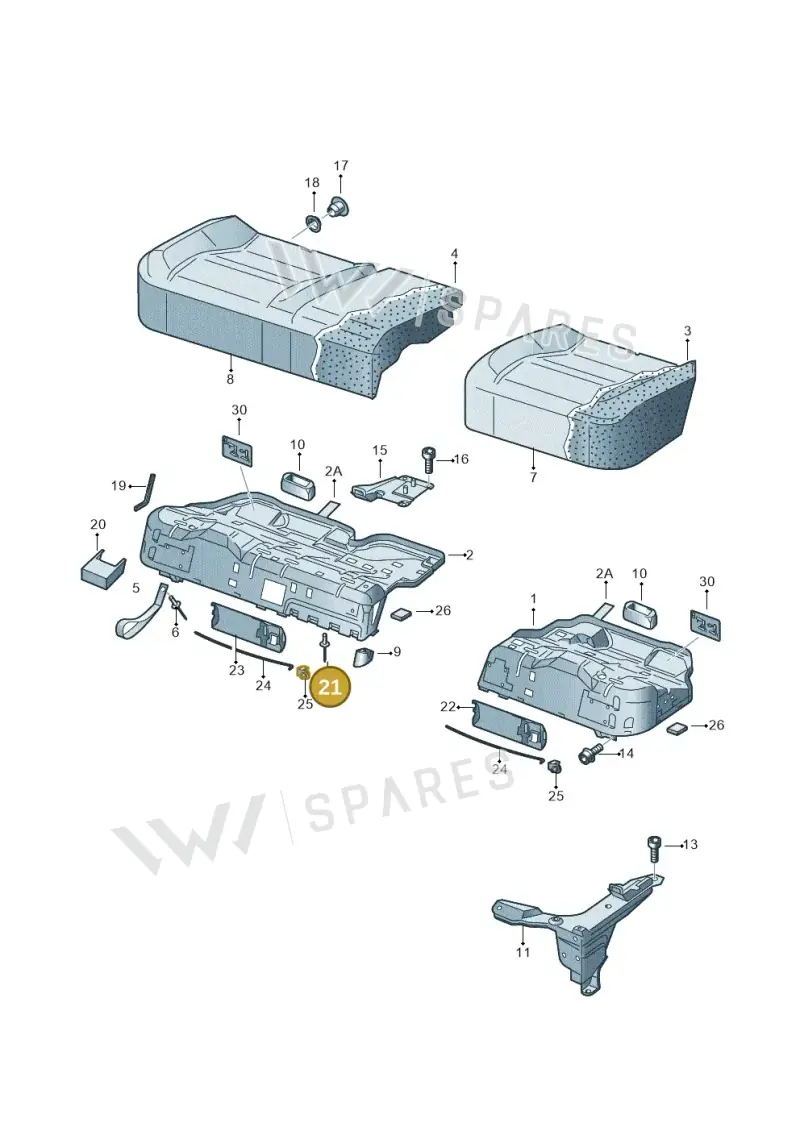 N90769501 — Volkswagen Touareg                08> (2007-) diagram 274885400, position 21