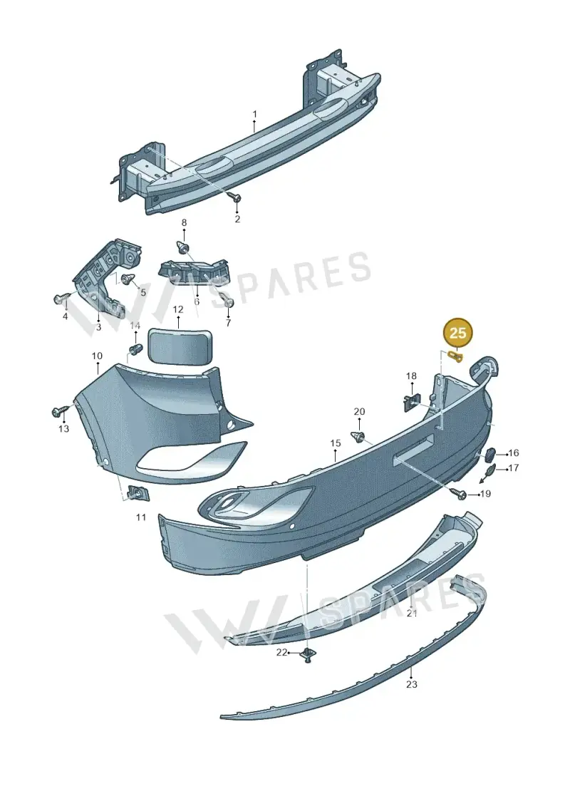 N90771002 — Volkswagen ID.4 Pro (2020-2023) diagram 11a807050, position 25