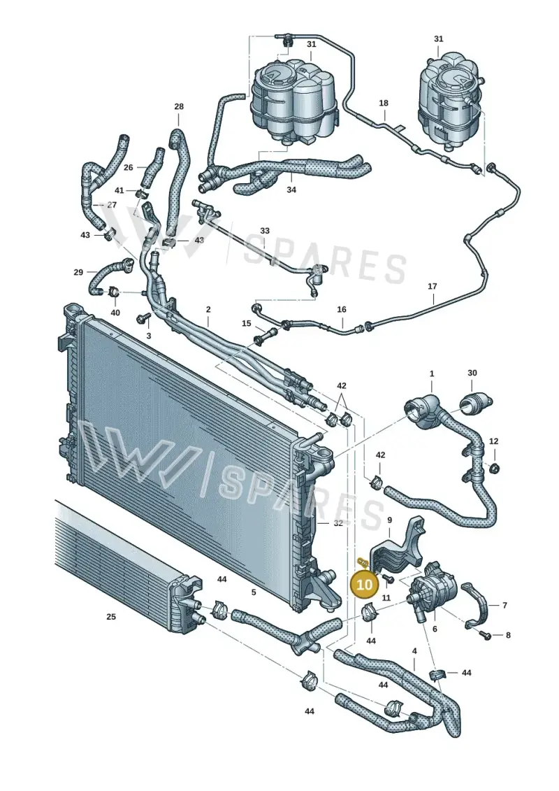 N90771003 — Audi A5 Sportback (2016-2025) diagram 849121214, position 10
