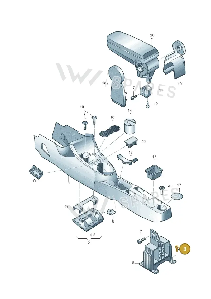 N90780901 — Skoda Roomster (2010-2015) diagram 481863600, position 8