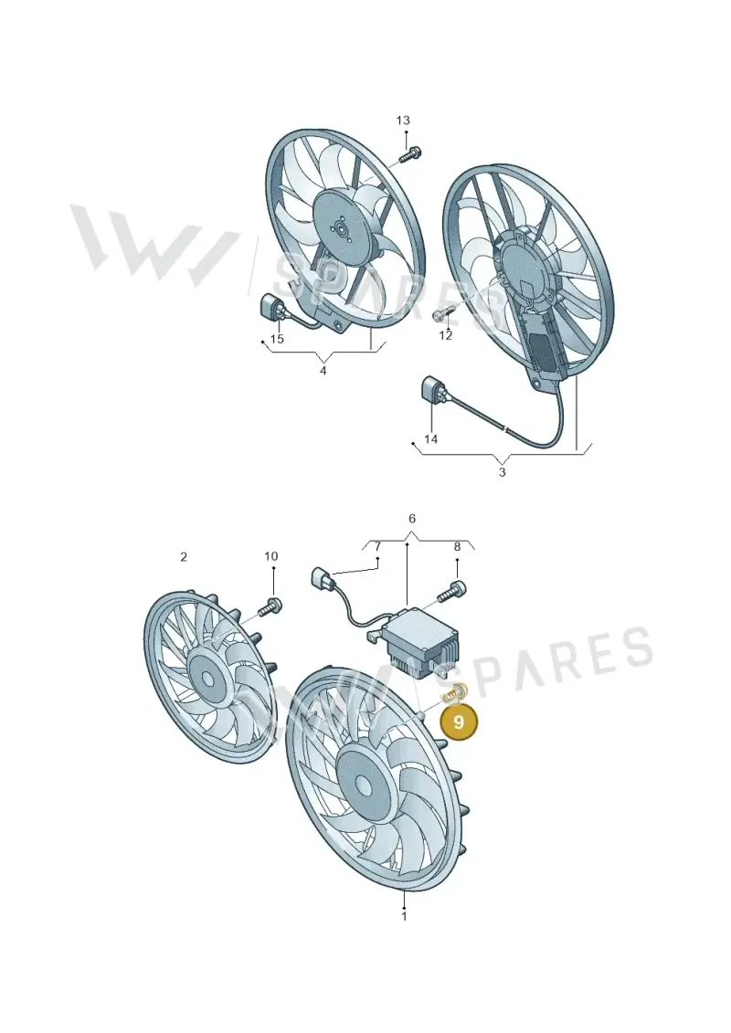 N90785002 — Audi A4 Av. Allroad (2008-2016) diagram 670959700, position 9