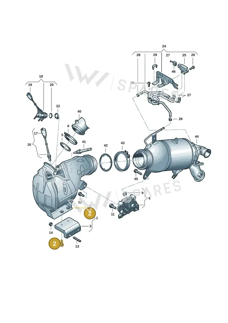 N90786503 — Audi A5 Limousine (2024-2025) diagram 8wk253230, position 2