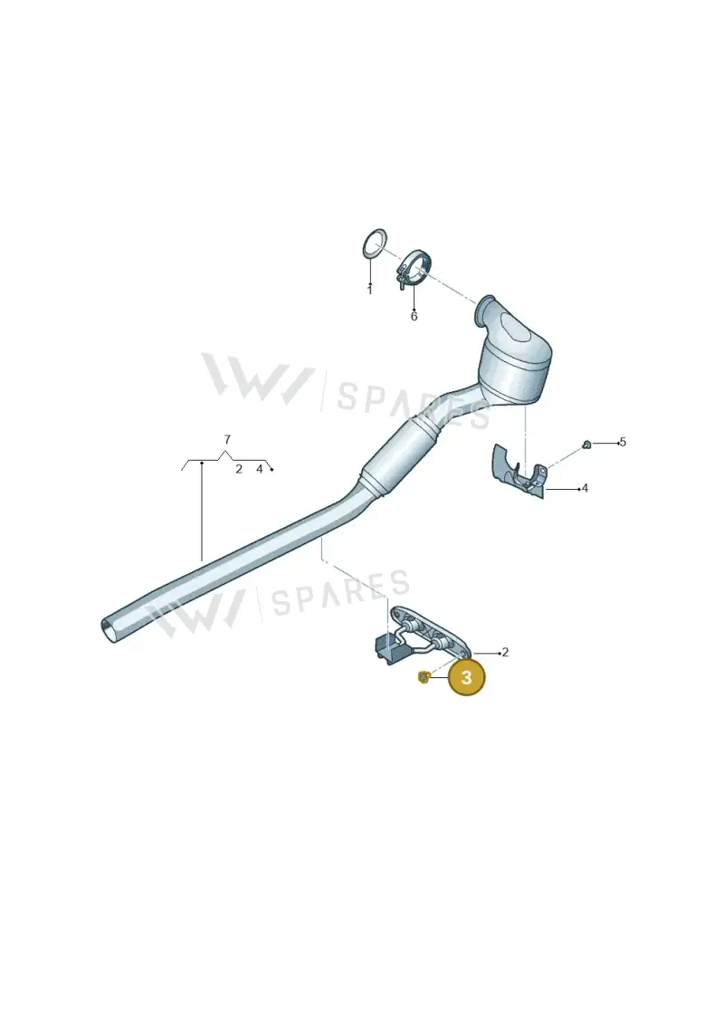 N90786504 — Volkswagen JETTA                  06> (2005-) diagram 462253670, position 3
