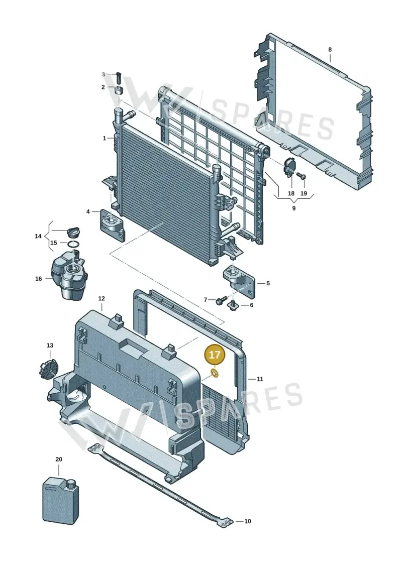 N90796502 — Volkswagen ID.7 Limousine Pro (2023-) diagram 10a122100, position 17