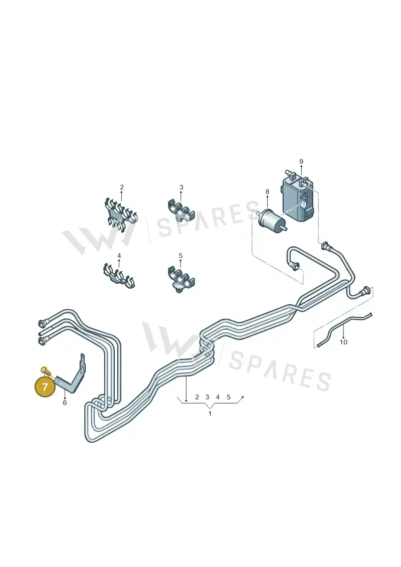 N90803502 — Volkswagen Transp. caravelle (2011-2015) diagram 731201150, position 7