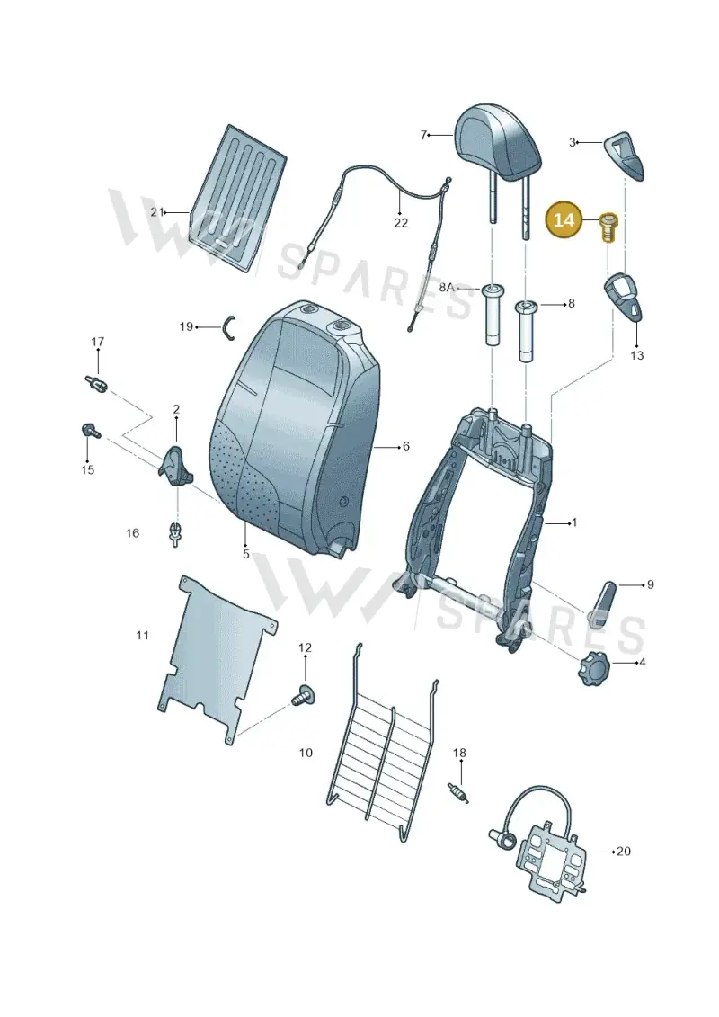 N90804901 — Volkswagen Beetle (2016-2019) diagram 715881500, position 14