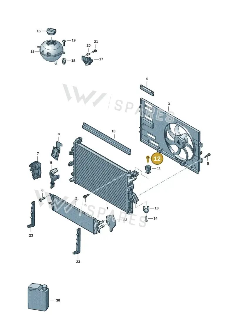 N90808201 — Volkswagen Transport. multivan (2019-2024) diagram 7em122150, position 12