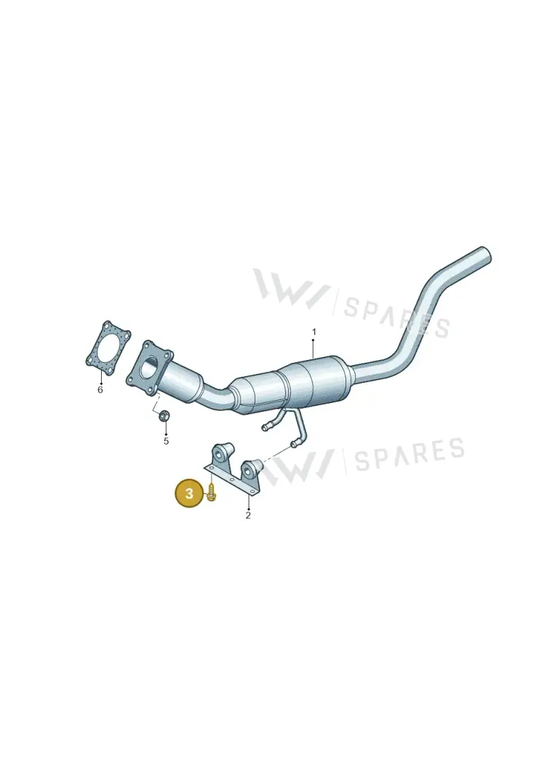 N90809003 — Volkswagen Transp. caravelle (2011-2015) diagram 410253570, position 3