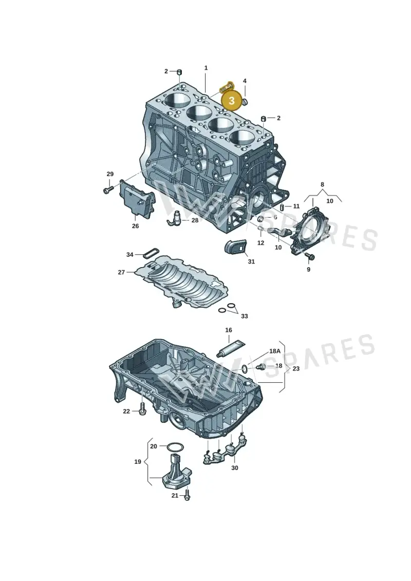 N90813202 — Volkswagen Caddy Maxi Kombi (2020-2024) diagram 827103018, position 3