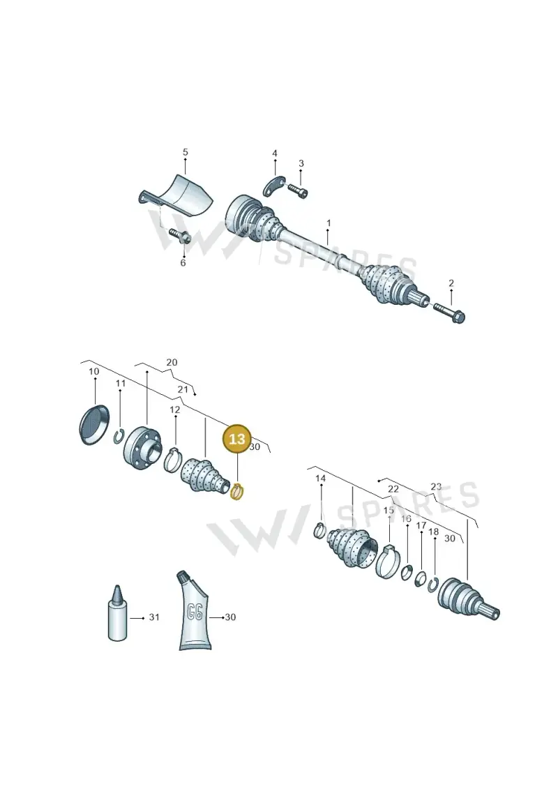 N90824001 — Audi TT Coupe/Roadster 08> (2007-) diagram 459407340, position 13