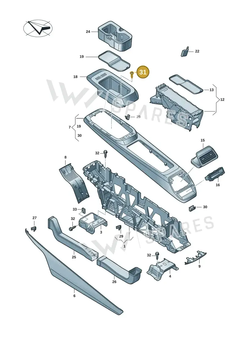 N90829803 — Volkswagen ID.4 Pro (2020-2023) diagram 11a863050, position 31