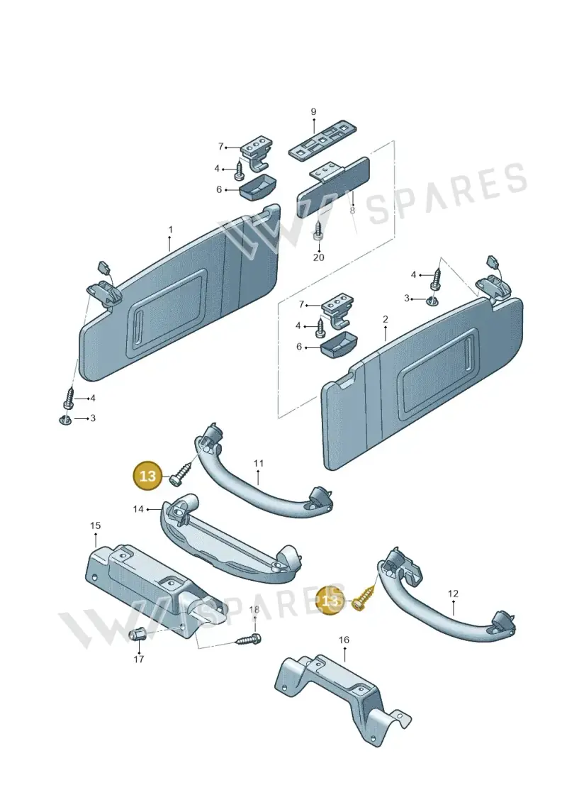 N90831101 — Volkswagen Touran 1.9 (2008-2010) diagram 221857500, position 13