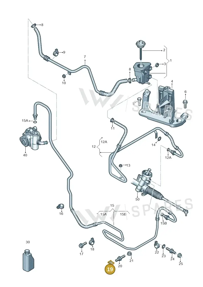 N90832302 — Volkswagen New Passat (2015-2022) diagram 868422050, position 19