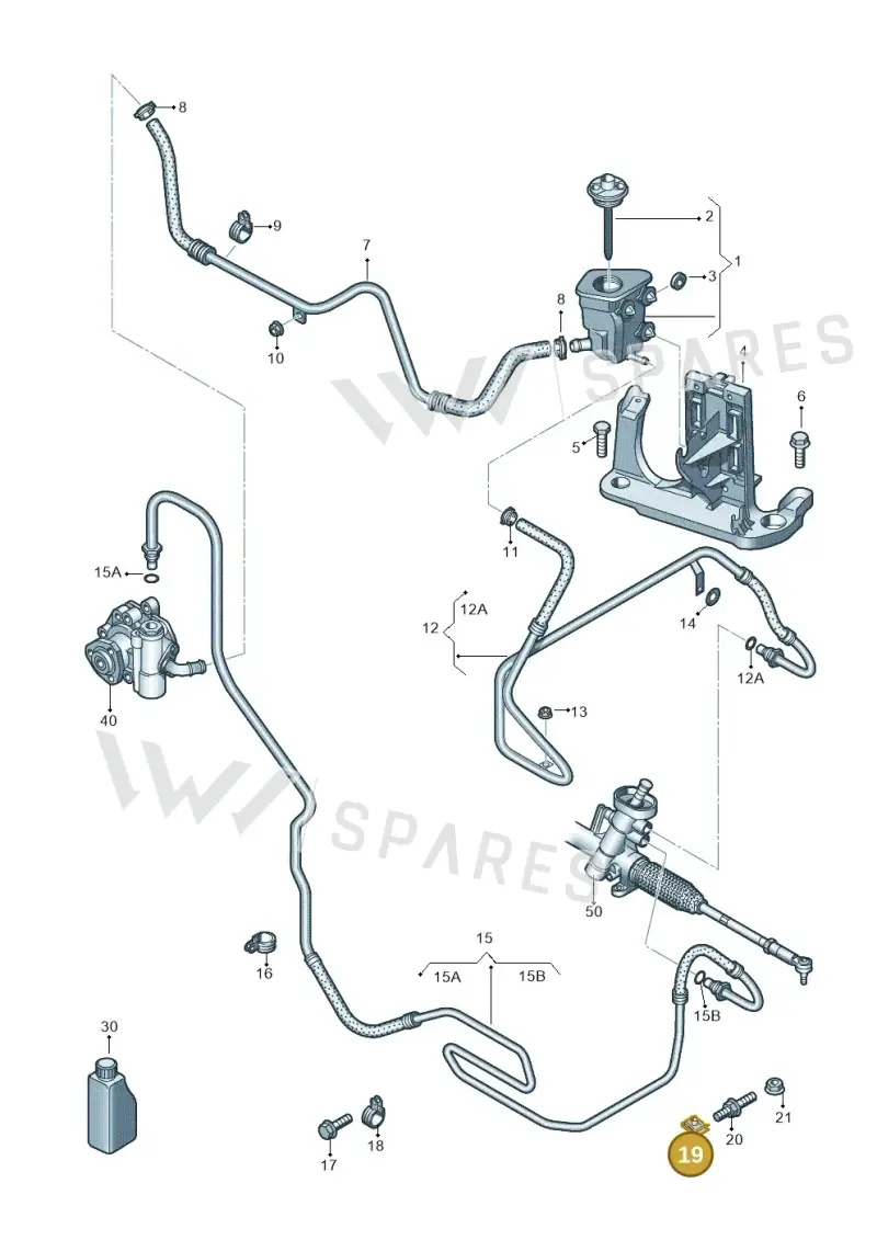 N90832302 — Volkswagen Beetle (2016-2019) diagram 691422500, position 19