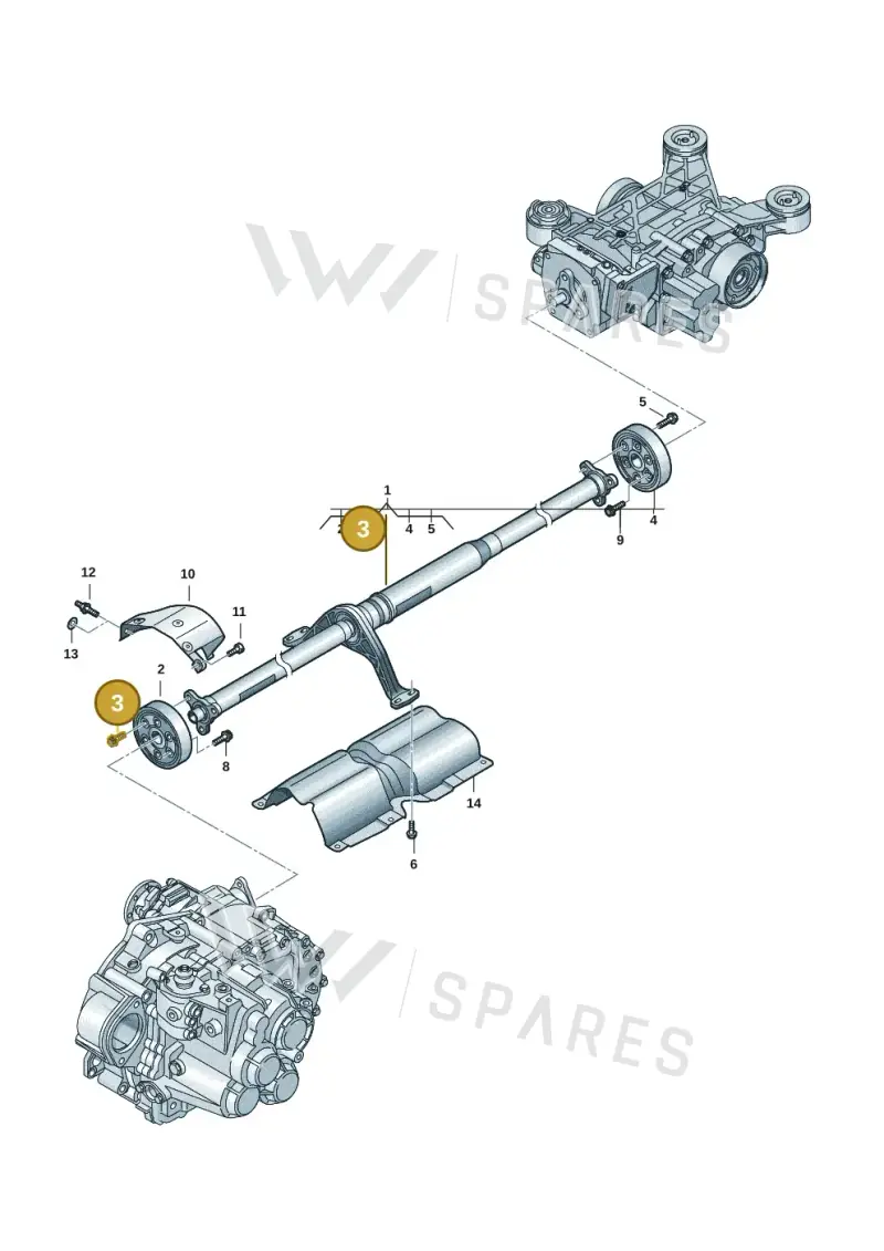 N90846102 — Volkswagen Caddy Maxi Kombi (2020-2024) diagram 2ka521000, position 3